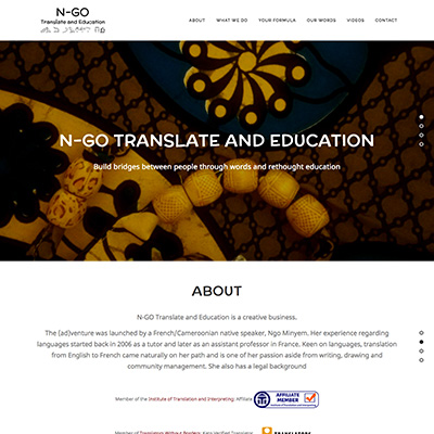 N-Go translate & Education<br>Traduction, Cours de langages et Community Management