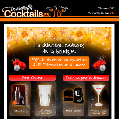 Newsletter Destination Cocktail