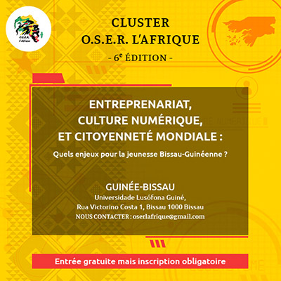 Flyer Entreprenariat, Culture Numérique et Citoyenneté Mondiale